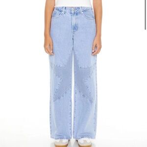 Star patch size 24 Blue Women's Jeans